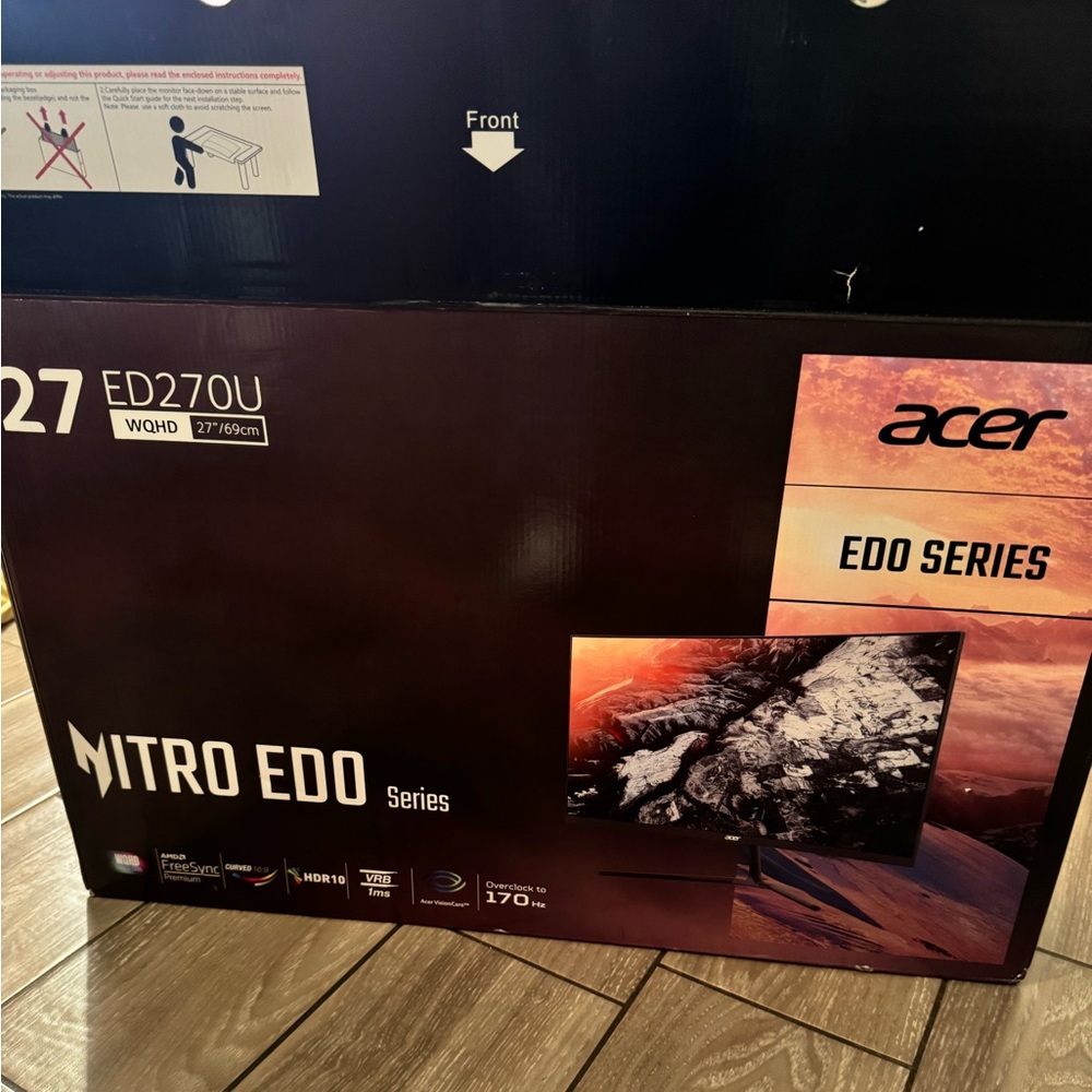 170hz gaming monitor unused